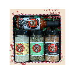 Christmas Gift Set 1 – Hot Sauce and 3 Spice Blends