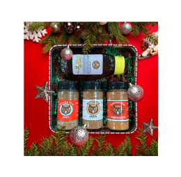 Christmas Gift Set 2 – Hot Honey & 3 Blends/Seasonings