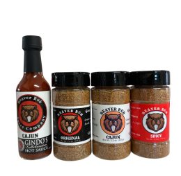Flavor Lovers Set 1 – Hot Sauce and 3 Spice Blends