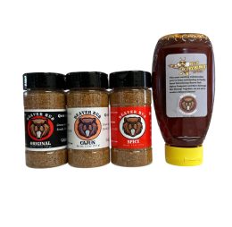 Flavor Lovers Set 2 – Hot Honey & 3 Blends/Seasonings