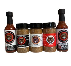 Flavor Lovers Set 3 – 2 Hot Sauces / 3 Seasonings