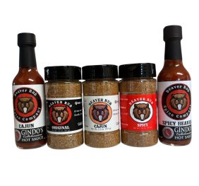 Flavor Lovers Set 3 – 2 Hot Sauces / 3 Seasonings