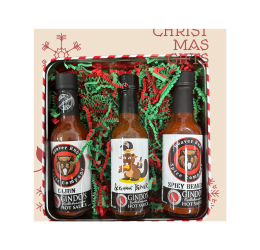 Christmas Gift Set 6 – Three-Beaver Hot Sauce Trio