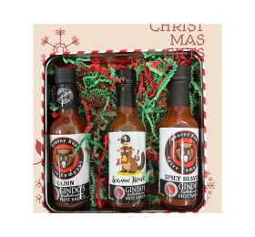Christmas Gift Set 6 – Three-Beaver Hot Sauce Trio